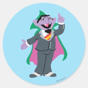 Count_von_Count_Classic_Style_Classic_Round_Sticker_1 Count Von Count Classic Style Classic Round Sticker