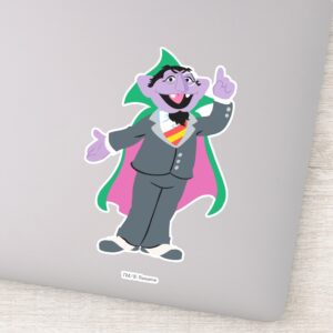 Count_von_Count_Classic_Style_Sticker_1 Count Von Count Classic Style Sticker