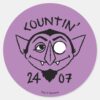 Count_von_Count_Skate_Logo_-_Countin'_24_7_Classic_Round_Sticker_1 Count Von Count Skate Logo Countin 24 7 Classic Round Sticker