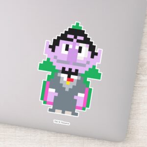 Count Von Pixel Art Sticker