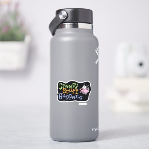 Courage The Cowardly Dog Creepy Stuff Happens Sticker