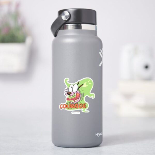 Courage The Cowardly Dog Ghost Graphic Sticker