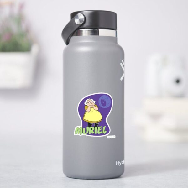 Courage The Cowardly Dog Muriel Graphic Sticker