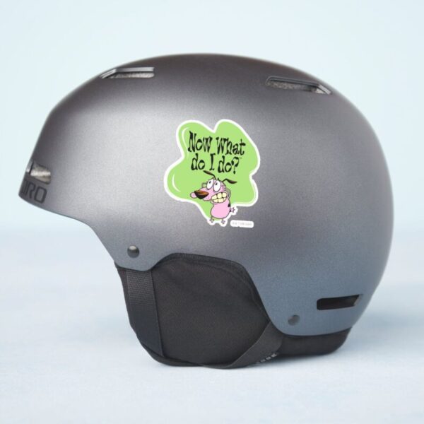 Courage The Cowardly Dog Now What Do I Do Sticker