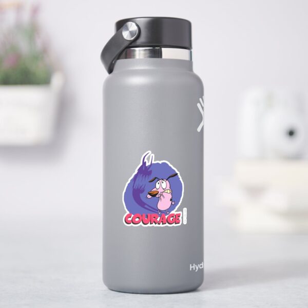 Courage The Cowardly Dog Shadow Graphic Sticker