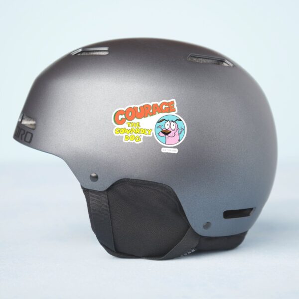 Courage The Cowardly Dog Show Logo Sticker