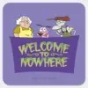 Courage The Cowardly Dog Welcome To Nowhere Square Sticker
