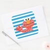 Crayon_Elmo_Stripe_Pattern_Square_Sticker_3 Crayon Elmo Stripe Pattern Square Sticker