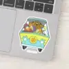 Crowded In The Mystery Machine Sticker