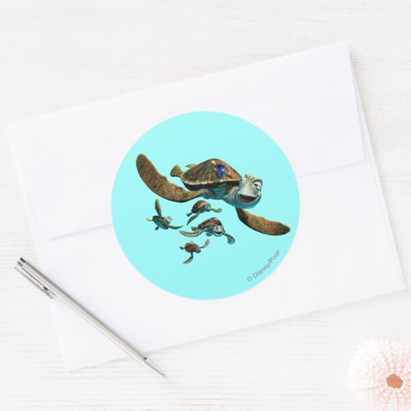 Crush_&_Friends_Classic_Round_Sticker_3 Crush Friends Classic Round Sticker