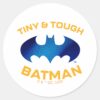 Cuter_Than_Cute_Tiny_&_Tough_Batman_Classic_Round_Sticker_1 Cuter Than Cute Tiny Tough Batman Classic Round Sticker