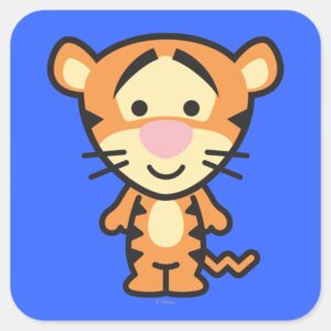 Cuties Tigger Square Sticker