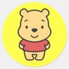 Cuties_Winnie_the_Pooh_Classic_Round_Sticker_1 Cuties Winnie The Pooh Classic Round Sticker