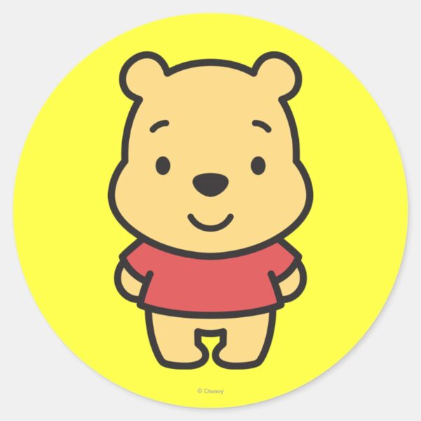 Cuties_Winnie_the_Pooh_Classic_Round_Sticker_1 Cuties Winnie The Pooh Classic Round Sticker