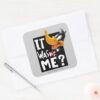 DAFFY DUCK™ It Wasnt Me Was Me Square Sticker
