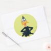 DAFFY_DUCK™_CLASSIC_ROUND_STICKER_3 DAFFY DUCK™ CLASSIC ROUND STICKER