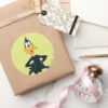 DAFFY_DUCK™_CLASSIC_ROUND_STICKER_5 DAFFY DUCK™ CLASSIC ROUND STICKER