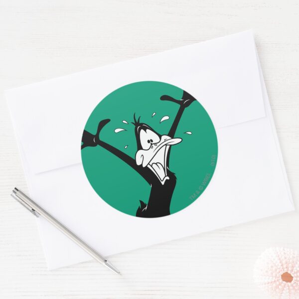 DAFFY DUCK™ Excited Classic Round Sticker