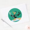 DAFFY_DUCK™_Singing_Classic_Round_Sticker_3 DAFFY DUCK™ Singing Classic Round Sticker