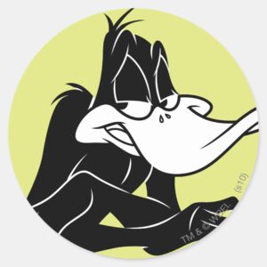 DAFFY DUCK™ Up Close Classic Round Sticker