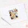 DAFFY DUCK™ BUGS BUNNY™ Glitch Square Sticker