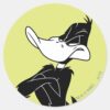 DAFFY_DUCK™_with_Arms_Crossed_Classic_Round_Sticker_1 DAFFY DUCK™ With Arms Crossed Classic Round Sticker