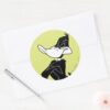 DAFFY_DUCK™_with_Arms_Crossed_Classic_Round_Sticker_3 DAFFY DUCK™ With Arms Crossed Classic Round Sticker
