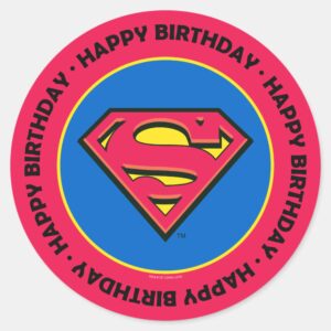 DC_Comics___Superman___Classic_Logo_Classic_Round_Sticker_1 DC Comics Superman Classic Logo Classic Round Sticker