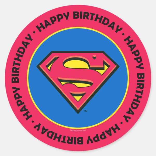 DC_Comics___Superman___Classic_Logo_Classic_Round_Sticker_1 DC Comics Superman Classic Logo Classic Round Sticker
