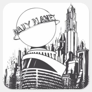 Daily Planet Square Sticker