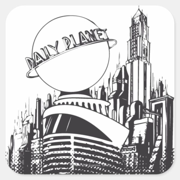 Daily Planet Square Sticker