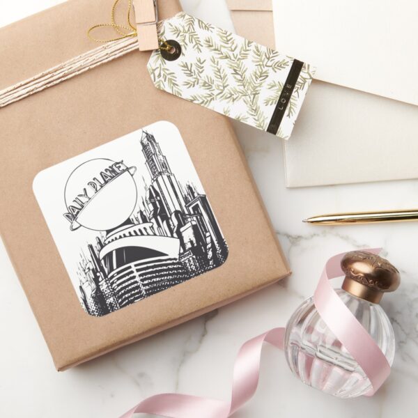 Daily Planet Square Sticker