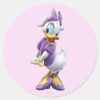 Daisy_Duck_Clubhouse___Cute_Classic_Round_Sticker_1 Daisy Duck Clubhouse Cute Classic Round Sticker