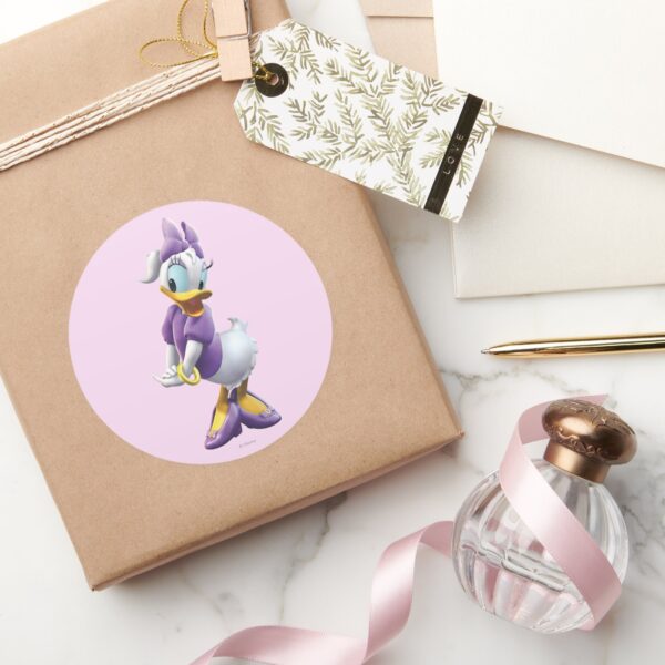 Daisy_Duck_Clubhouse___Cute_Classic_Round_Sticker_5 Daisy Duck Clubhouse Cute Classic Round Sticker