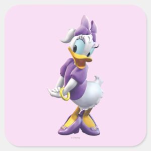 Daisy Duck Clubhouse Cute Square Sticker