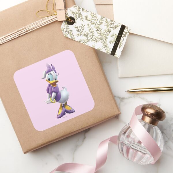 Daisy Duck Clubhouse Cute Square Sticker