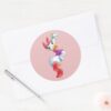Daisy_Duck___Dancing_Classic_Round_Sticker_3 Daisy Duck Dancing Classic Round Sticker
