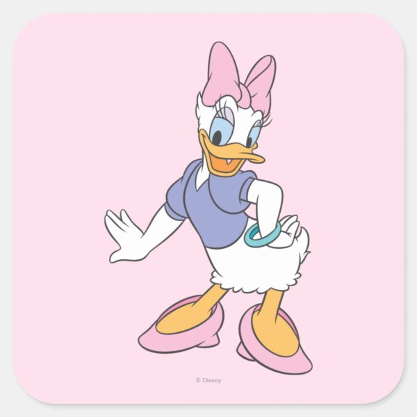Daisy_Duck___Diva_Square_Sticker_1 Daisy Duck Diva Square Sticker