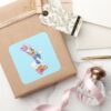 Daisy Duck Flirting Square Sticker