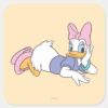 Daisy_Duck___Laying_Down_Square_Sticker_1 Daisy Duck Laying Down Square Sticker