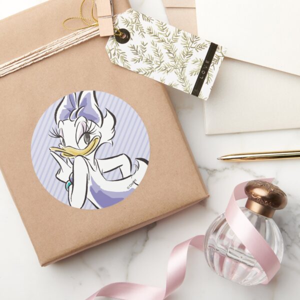 Daisy Duck Sweet Like Sugar Classic Round Sticker