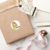 Daphne Name Graphic Classic Round Sticker