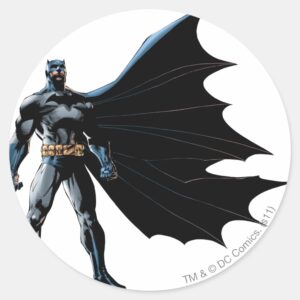 Dark Knight Night Classic Round Sticker