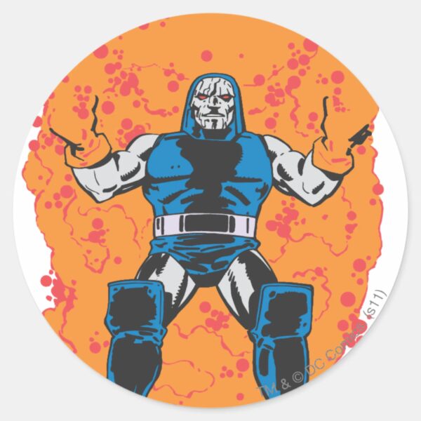 Darkseid_Destruction_Classic_Round_Sticker_1 Darkseid Destruction Classic Round Sticker