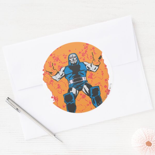 Darkseid_Destruction_Classic_Round_Sticker_3 Darkseid Destruction Classic Round Sticker