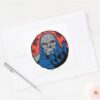 Darkseid Head Shot 2 Square Sticker