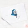 Darkseid_Head_Shot_Classic_Round_Sticker_3 Darkseid Head Shot Classic Round Sticker
