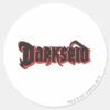 Darkseid Logo Classic Round Sticker