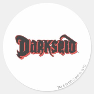 Darkseid Logo Classic Round Sticker