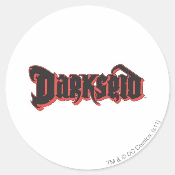 Darkseid Logo Classic Round Sticker